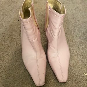 Pink Ankle boots